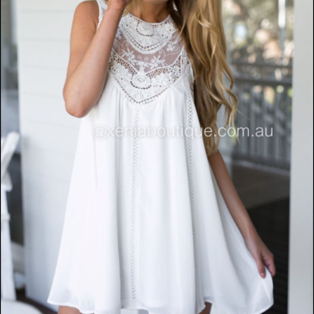White Xenia Dress