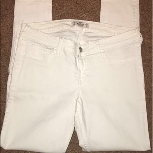 White Hollister Skinny Jeans