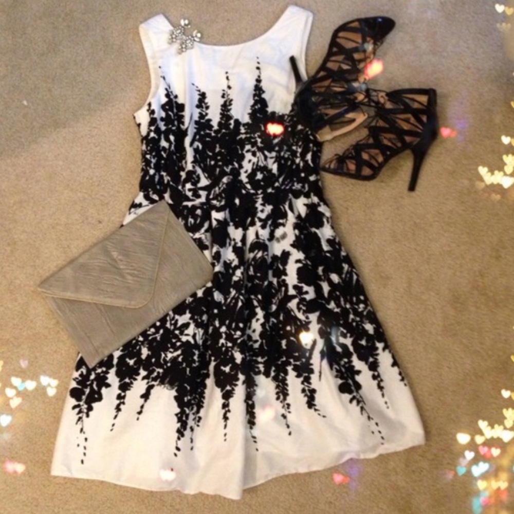 Dorothy Perkins Black &a White Dress