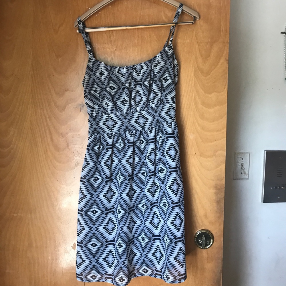 Black and gray summer/picnic dress