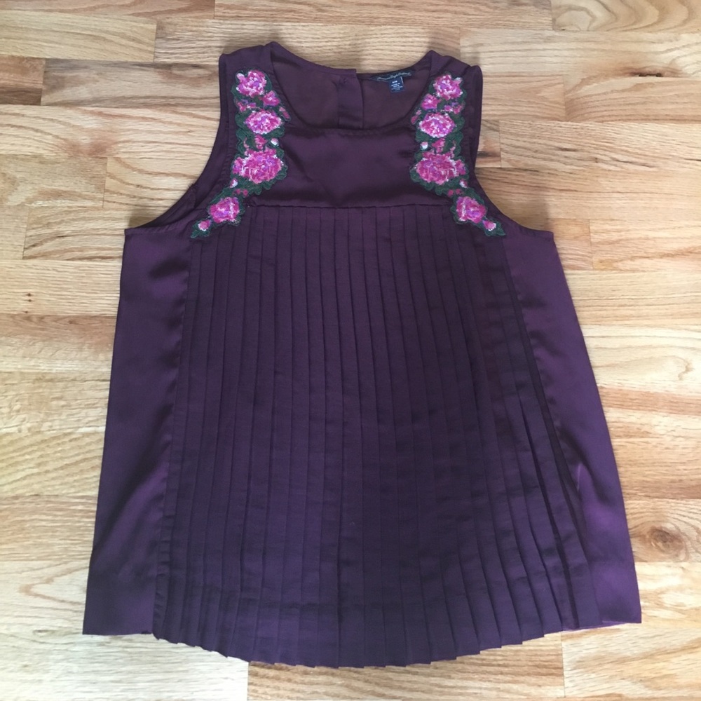American Eagle chiffon tank top