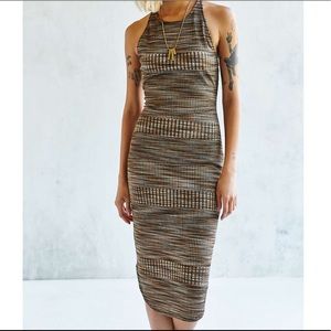 Ecote Space Dye Midi Bodycon