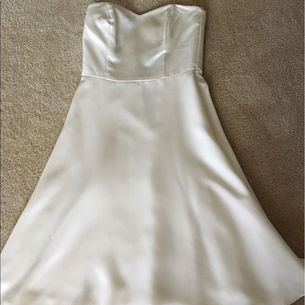 Satin White House Black Market dress