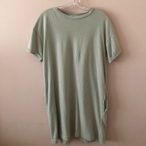 Pale blue Tshirt dress