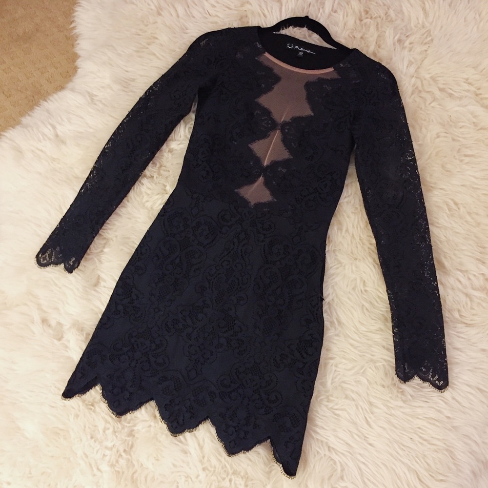 For Love and Lemons Noir Mini Dress (XS) - Picture 2 of 6