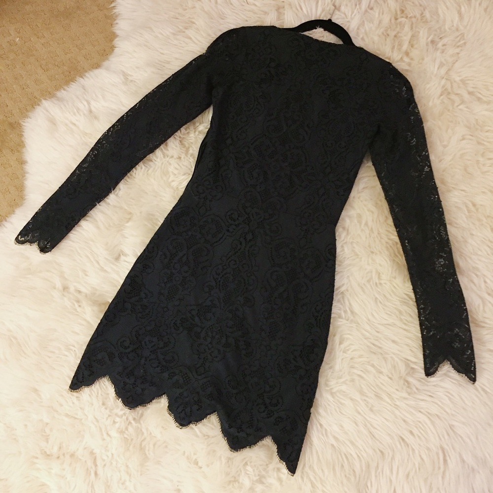 For Love and Lemons Noir Mini Dress (XS) - Picture 3 of 6