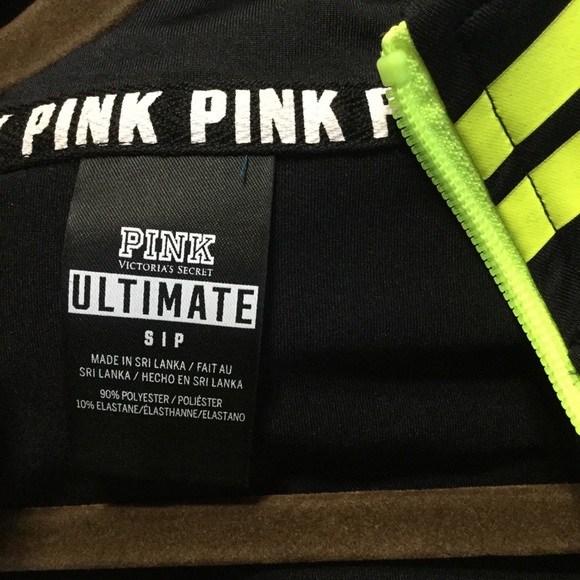 VICTORIA'S SECRET PINK ULTIMATE ZIP UP PULLOVER - Picture 3 of 3