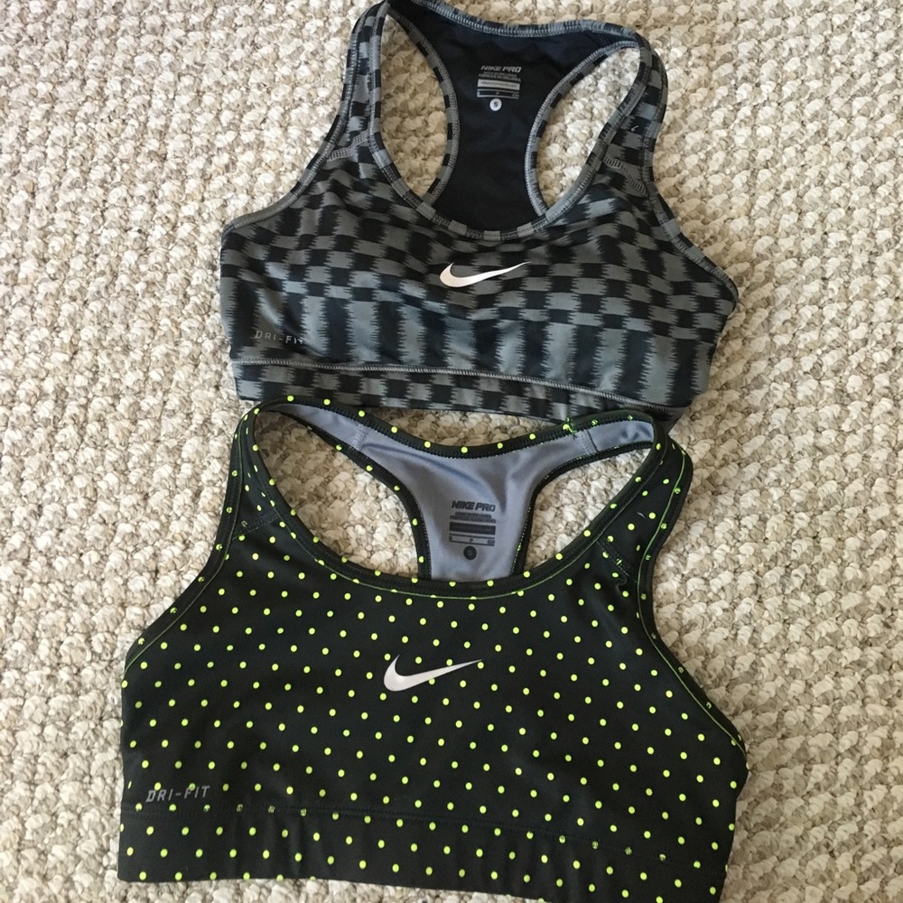 Nike dri fit sports bras