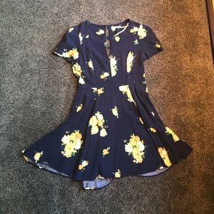 Urban Outfitters floral keyhole sundress