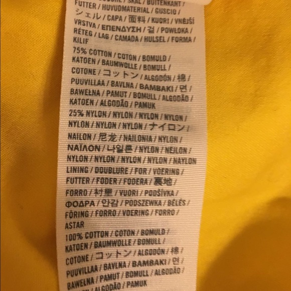 Hollister Bright Yellow Spring Jacket with Hood - Picture 6 of 6