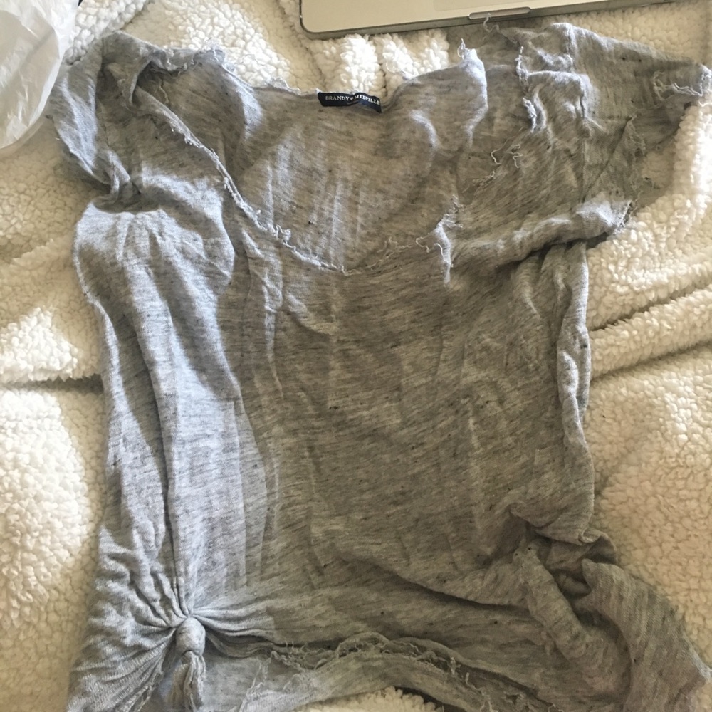 off the shoulder brandy melville top