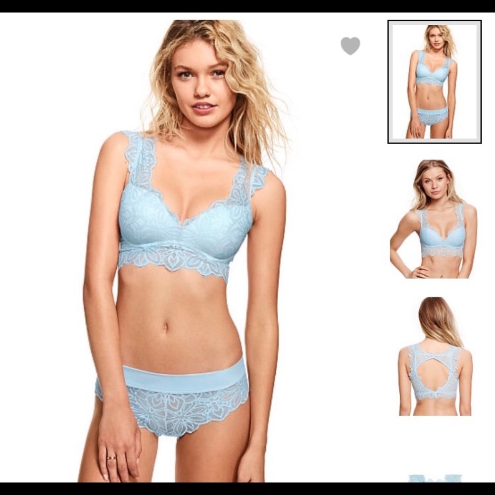 VS pink date push up bralette
