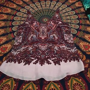 J. Crew paisley tank top