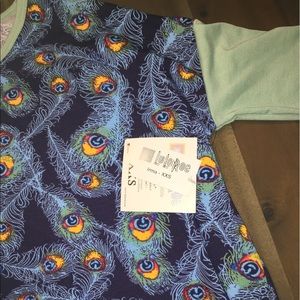 Lularoe XXS Peacock Irma