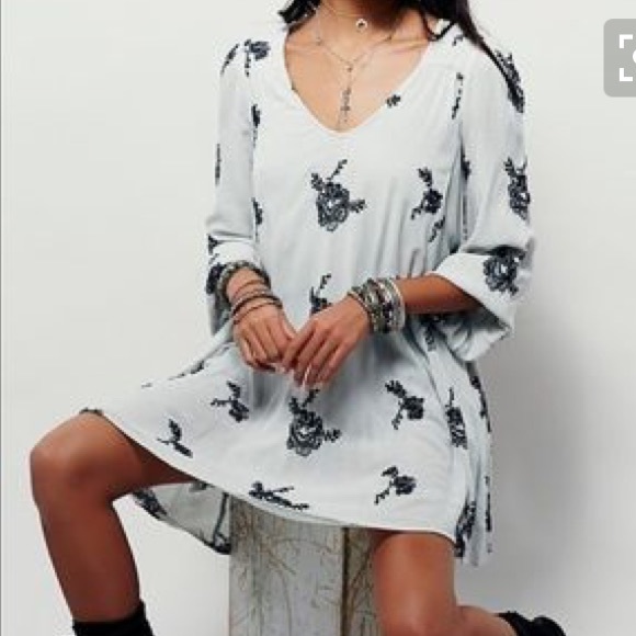 Free People Embroidered Dress - Picture 3 of 8