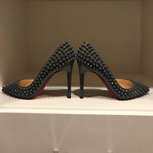 Authentic Christian Louboutin spiked heels size 38