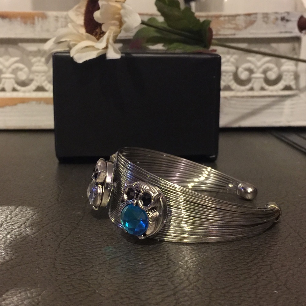 💍 3 BUTTON SNAP SILVER CUFF BRACELET 💍