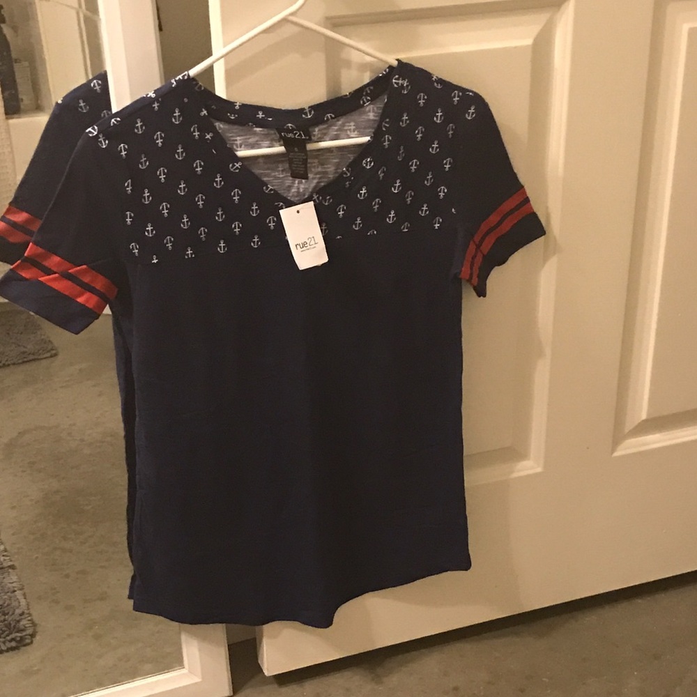 Rue 21 anchor shirt