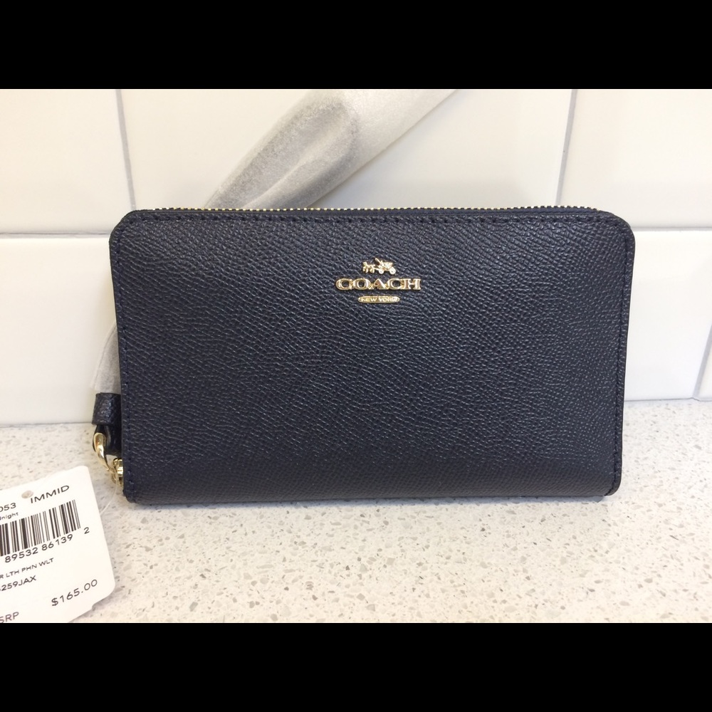 COACH Phone wallet/wristlet - Navy blue