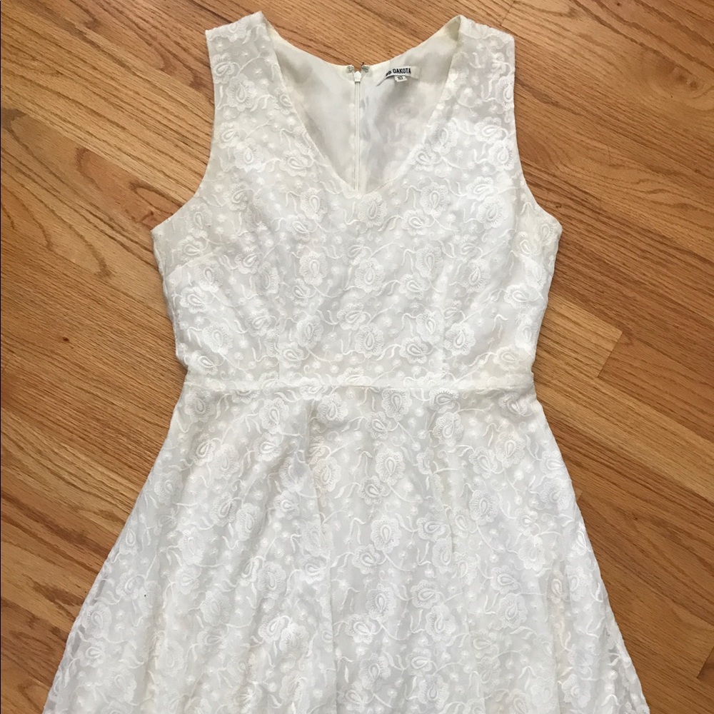 White summer dress