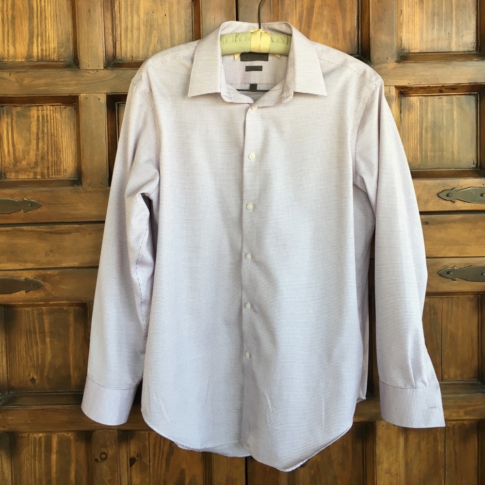 Red and White Calvin Klein Slim Fit 16 1/2 32/33