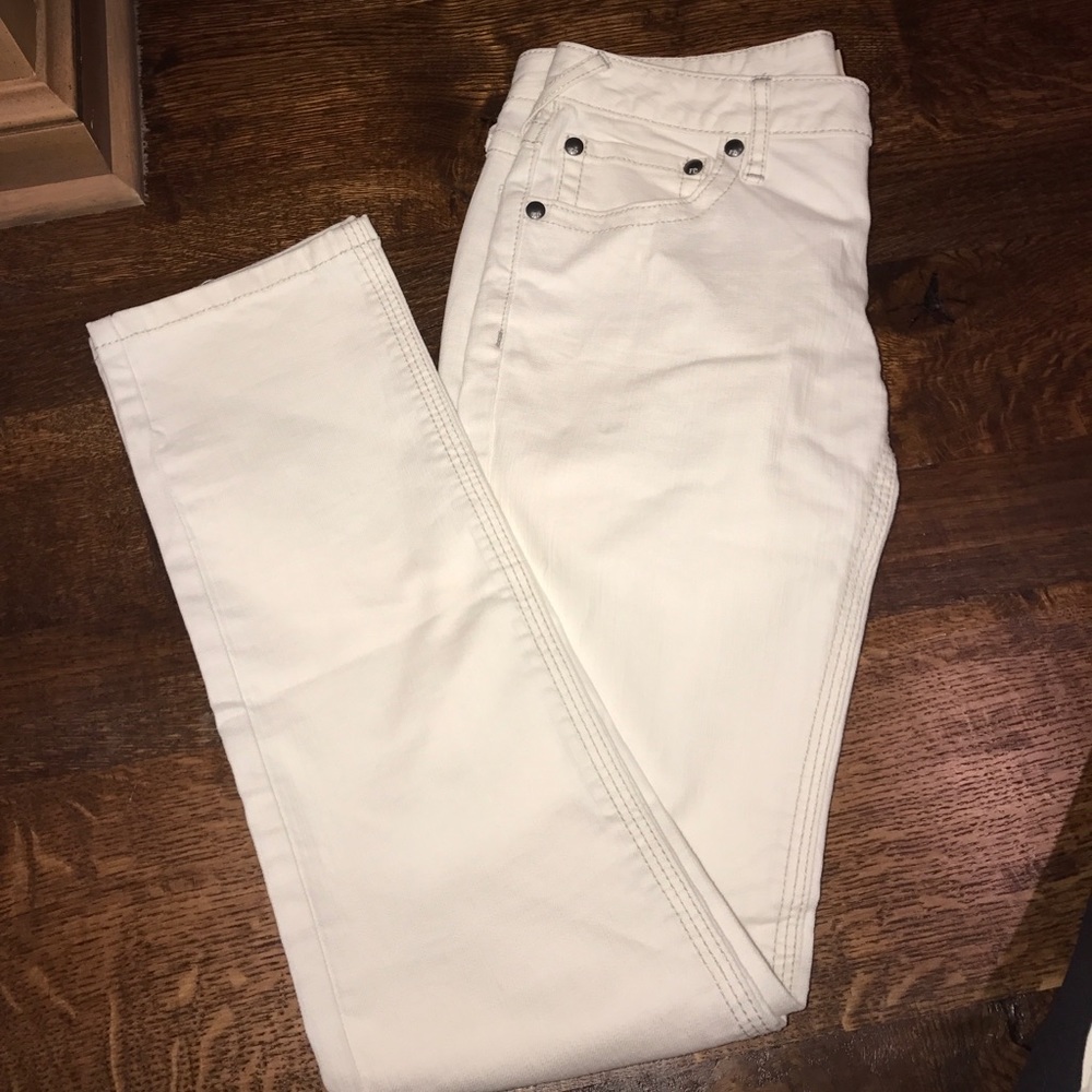 White Free People Jeans