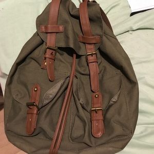 mossimo olive green backpack