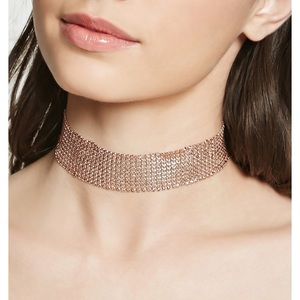 Rose Gold Choker Necklace!