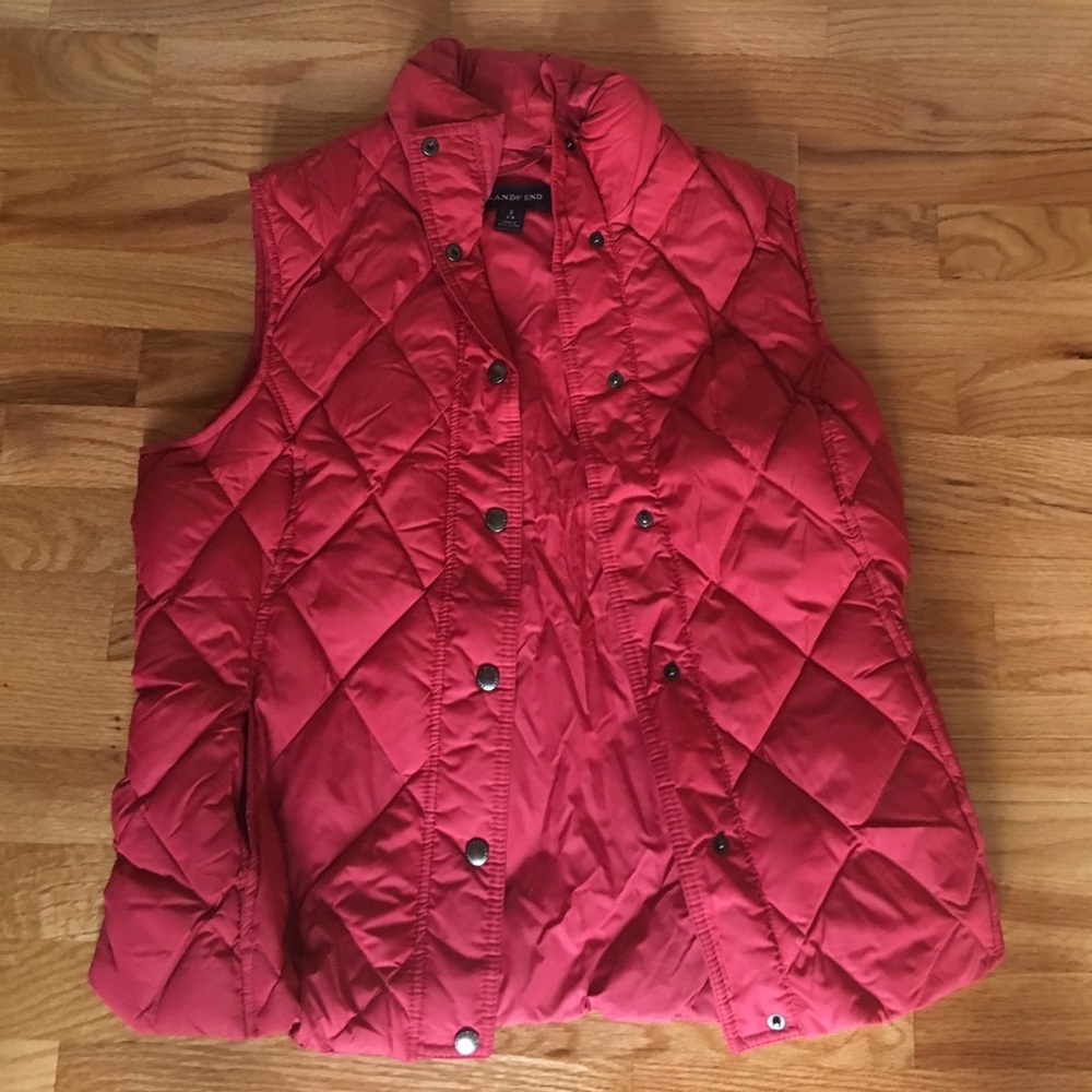 Lands End Quilted Puffer Vest