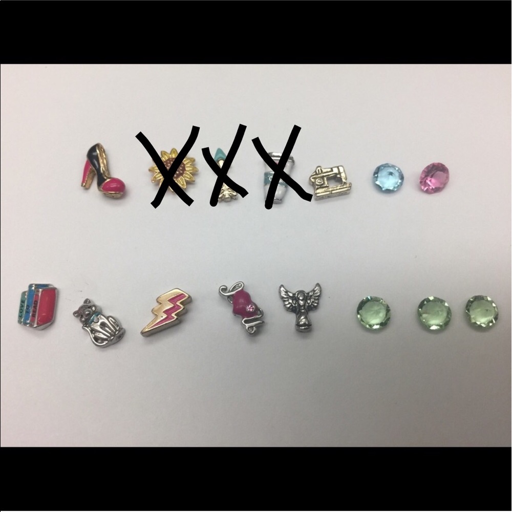 Lot of Origami Owl Charms