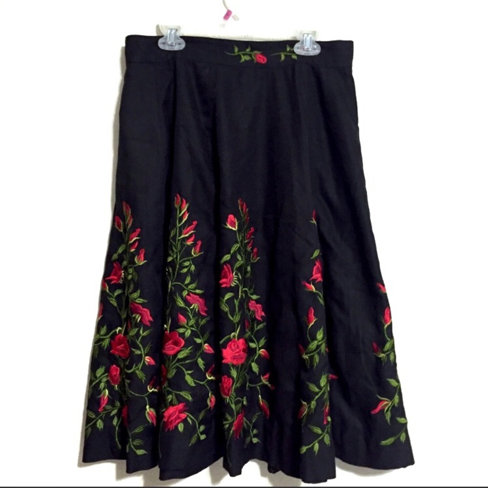 Neiman Marcus Floral Skirt
