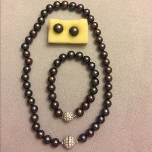 Set of Authentic Black Pearls 🖤