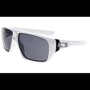 Oakley Dispatch Sunglasses White/Grey