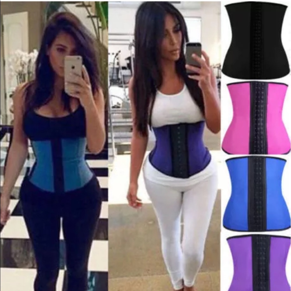 Women Body Shaper Latex Rubber Waist Trainer