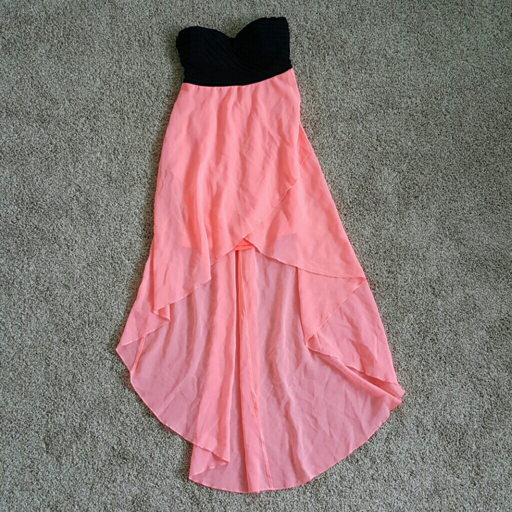 Charlotte Russe Strapless High-Low Dress
