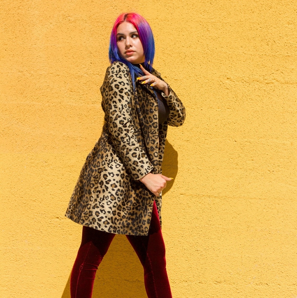 Vintage TAXI leopard coat
