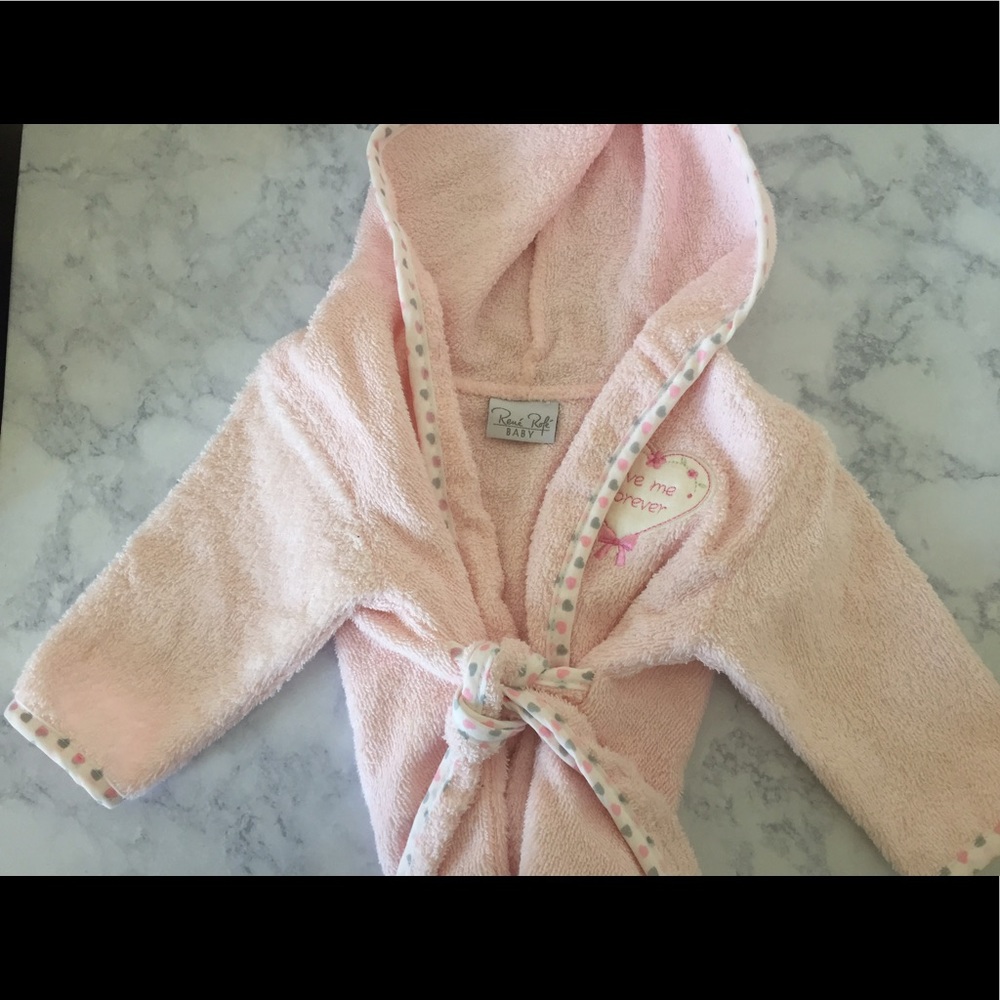 Newborn bathrobe (worn a few times )