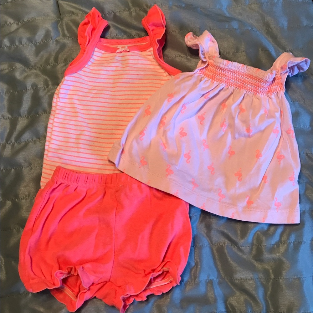 Carter's 3 piece set for baby girl 💕