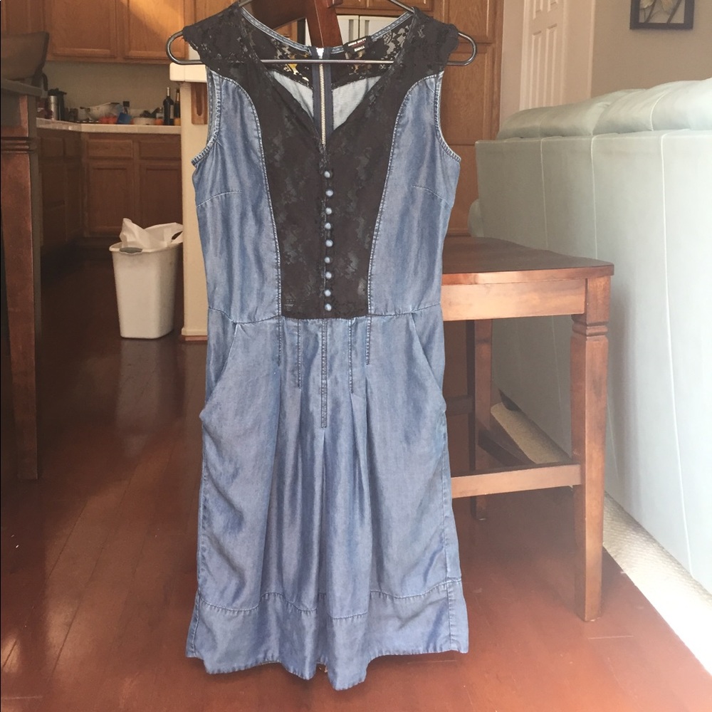 Miss sixty jean lace dress