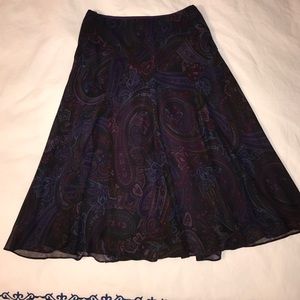 Ralph Lauren paisley skirt