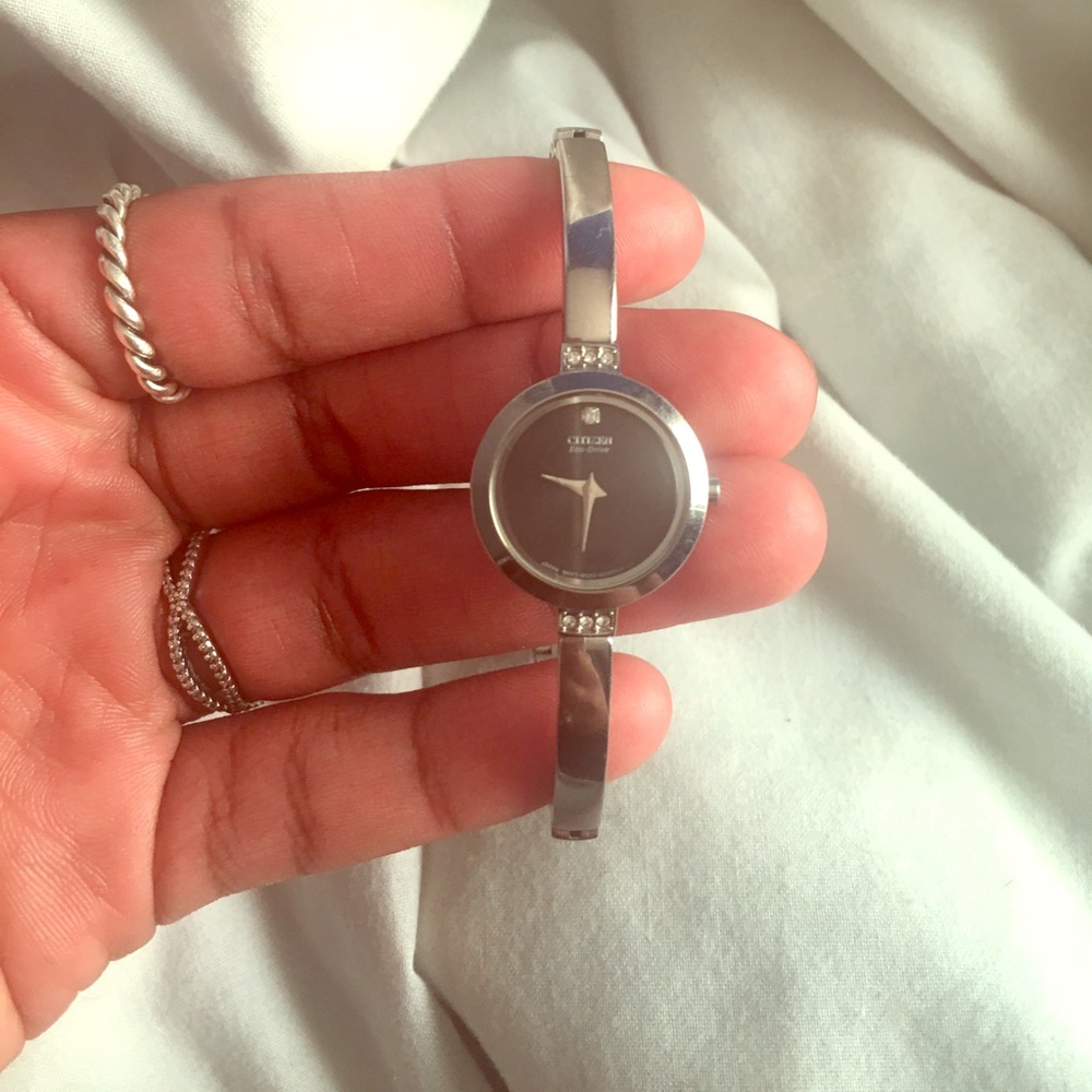 Citizen Eco Drive silver women's watch