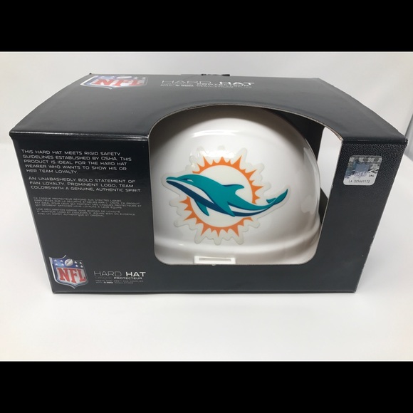 miami dolphins hard hat