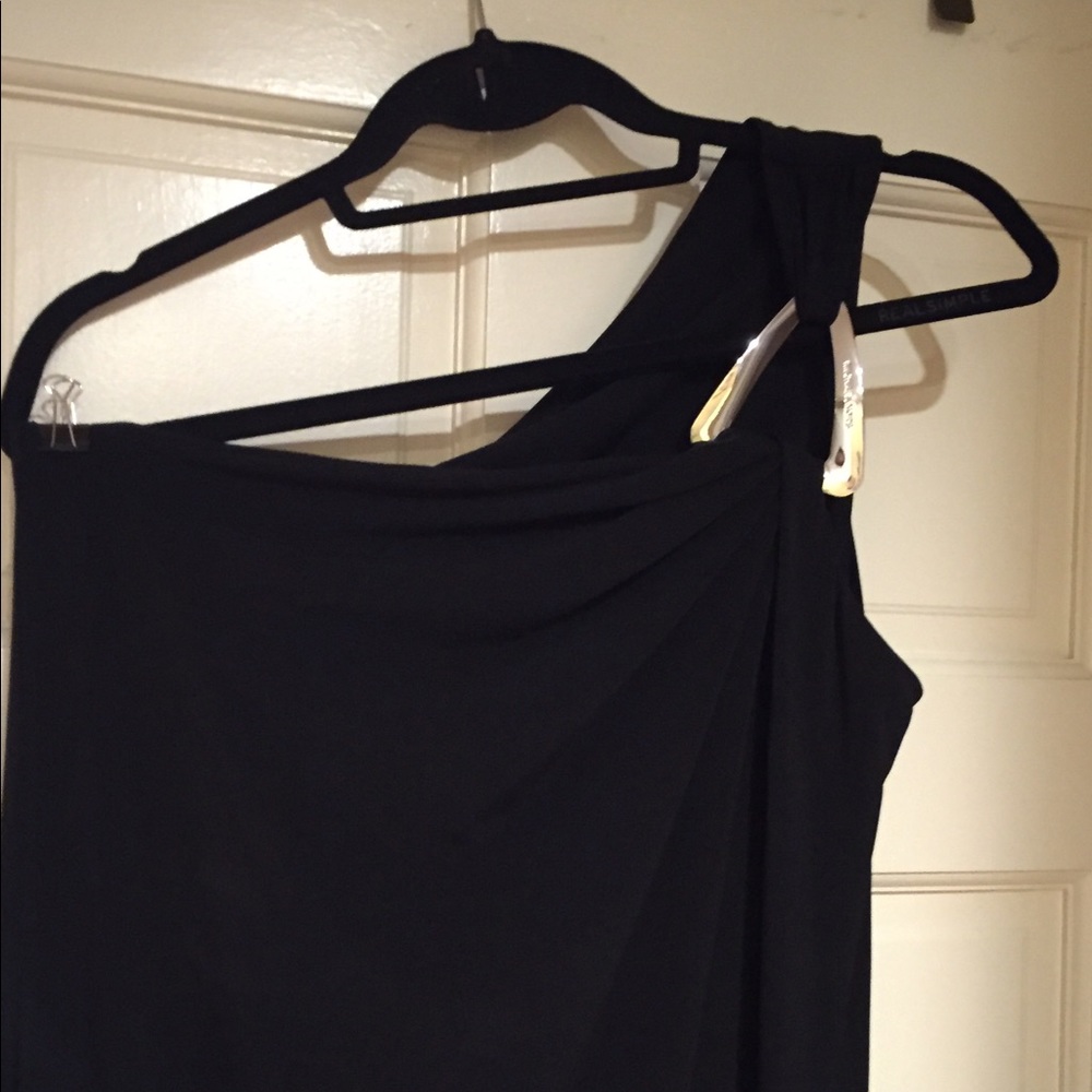 Brand new one shoulder maxi dress- never worn