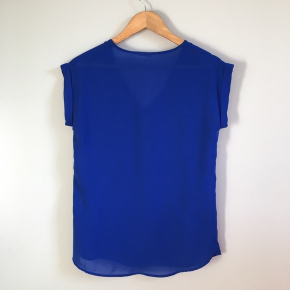 Zara Tops - Cobalt Zip Top Zara Tops - Cobalt Zip Top