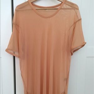 Minimale Animale Mesh Swim Cover Up