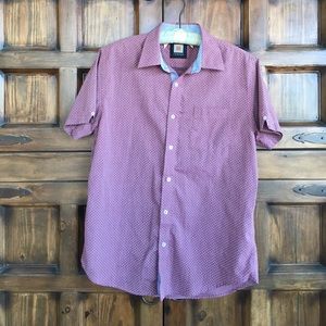 Red Sqwear Button Up Shirt Size Large.