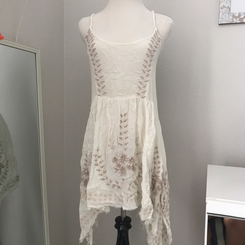 Free People Raw Hem Asymmetrical Dress