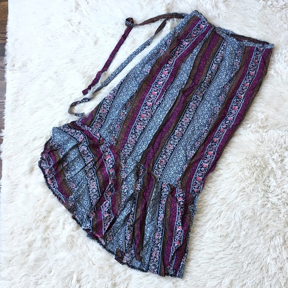 "Jada" ll Bohemian Wrap Skirt - Picture 5 of 7