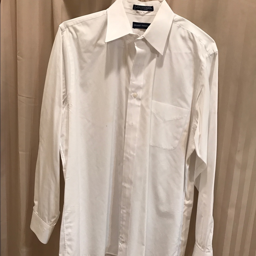 Grant Thomas white button down