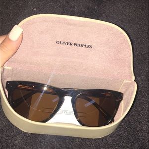 Oliver people's daddy b cocobolo sunglasses